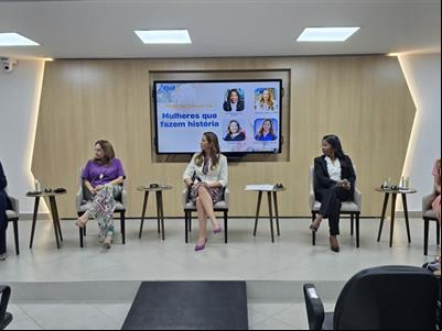 Foto da Notícia: Gisela Cardoso participa da Roda de Conversa 'Mulheres que Fazem História' no TRT-MT